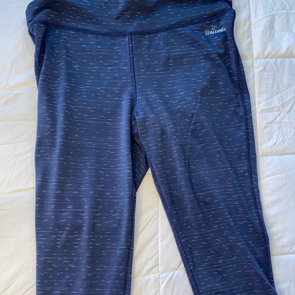 Blue Spalding leggings, M
